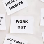 Collection of motivational health and fitness messages on cards. Inspire healthy habits and lifestyle changes.